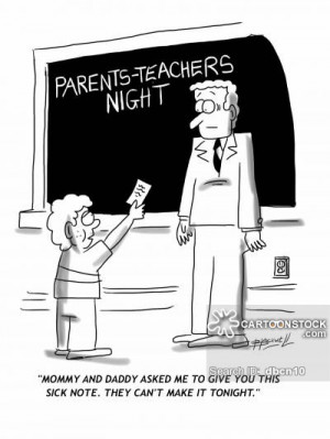 Parent-teacher Conferences cartoon, funny, Parent-teacher Conferences ...