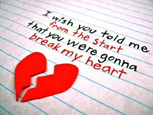 Broken Heart Cards, Paiful Pictures with Quotes, Sayings, Graphics and ...