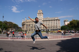 Barcelona Spain Urbanism Below