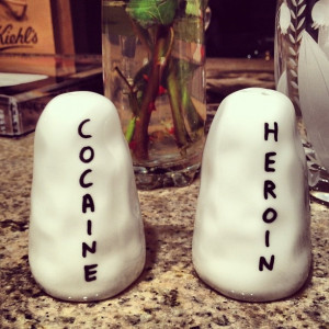 salt and pepper shakers ...or are they ?!
