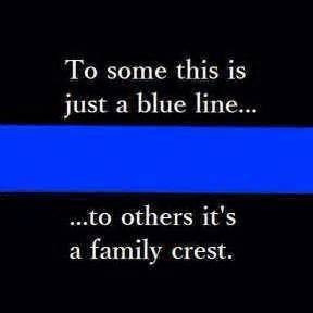 Thin Blue Line Family Crest