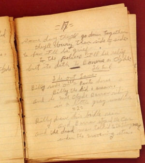 Bonnie Parker's Poems??? Auctioned...$64,000