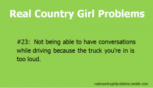 Real Country Girl Problems