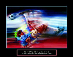 Motivational Soccer Poster (Flying Scissor Kick) - Inspirational ...
