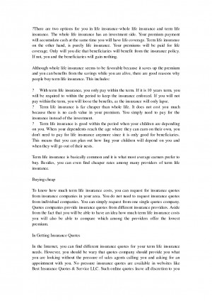 Term Life Insurance and No Pressure Insurance Quotes Online by ...