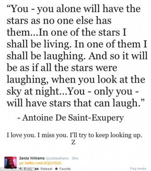 love you. I miss you. I'll try to keep looking up': Robin Williams ...