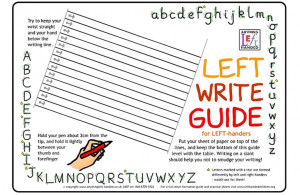 Left Handed Writing Book...