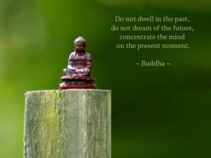 Do not dwell in the past, do not dream of the future, concentrate ...