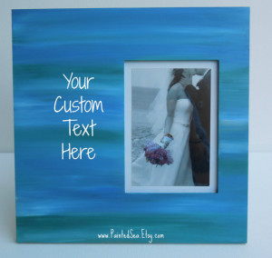 Picture Frame. Custom Quote. Photo frame. You choose wording! Create ...