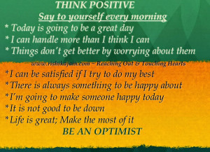 Post Title : Positive Thinking Quotes