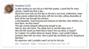 Funny photos funny Wal Mart employee fired