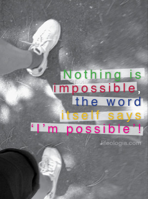 lifeologia-I’m-possible-quote