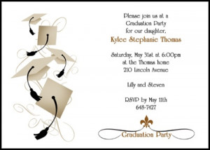 customize your graduation party invites by adding graduating photo or ...