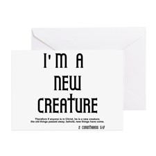 New Creature Greeting Card for
