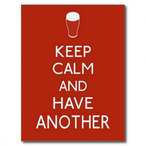 Funny drinking sayings postcards