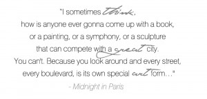 Midnight in Paris quote