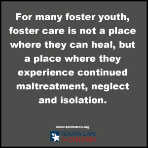 ... state's inadequate policies for children in the foster care system