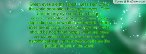 Green Eye Color Quotes