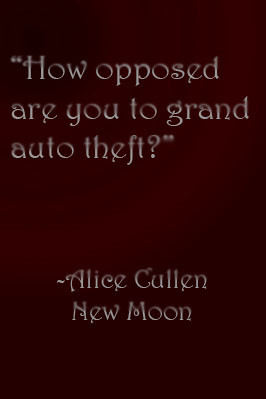 Alice Cullen quote New Moon by pickleartist