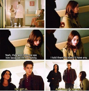 ... Posey (Scott McCall) , & Melissa Ponzio (Melissa McCall) - Teen Wolf