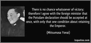 victory; therefore I agree with the foreign minister that the Potsdam ...