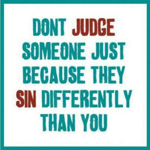Don't judge