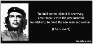 To build communism it is necessary, simultaneous with the new material ...