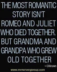 It took a lot of work for them to grow old together. Marriage is not ...