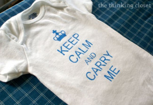Keep Calm And Carry Me