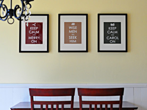 Yay! I have my three frames filled for Christmas now!