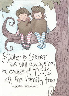 sisters and found this funny one and thought it would work out