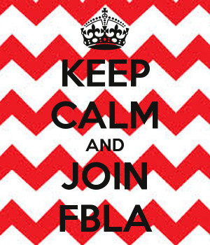 Keep Calm and Join FBLA