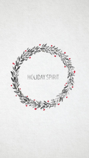 Holiday Spirit / Iphone Lockscreen by cocorie