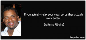 If you actually relax your vocal cords they actually work better ...