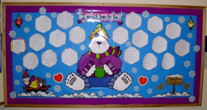 would love to be . . . Winter Poetry Bulletin Board Based on the ...