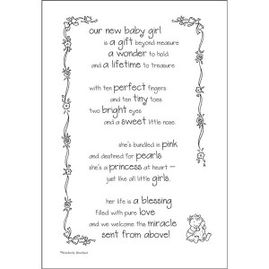 Our New Baby Girl Is A Gift Beyond Measure - Baby Quote