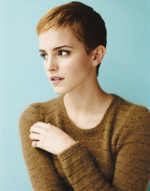 in my opinion, though, the two celebs who rock short hair the most are ...