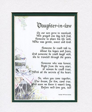 Daughter in Law Birthday Poem
