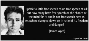 free speech to no free speech at all; but how many have free speech ...