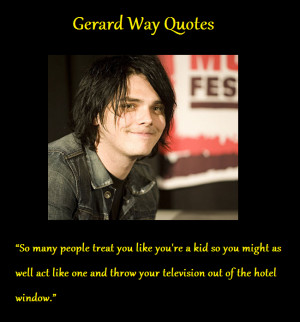 Gerard Way2013 http://emoicgirl.deviantart.com/art/Gerard-Way-Quotes-2 ...