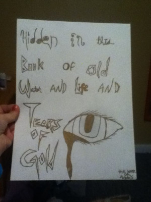 Quote from The House Of Anubis Drawn by Hailey Teeguarden (This pic is ...