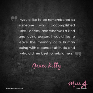 quote Memories Tablet, Grace Kellys Quotes, Grace Kelly'S Timeless ...