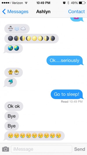 Wake Up Emoji And, when she stays up late