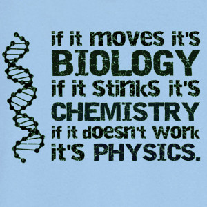 Biology, Chemistry, Physics Novelty T Shirt Z12027