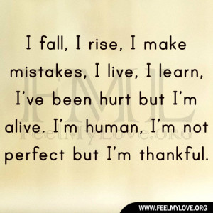 Fall Rise Make Mistakes...