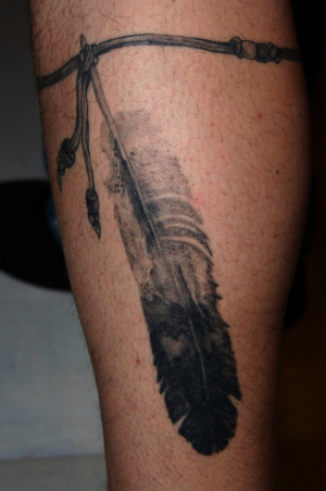 Collection of Eagle Feather Tattoos