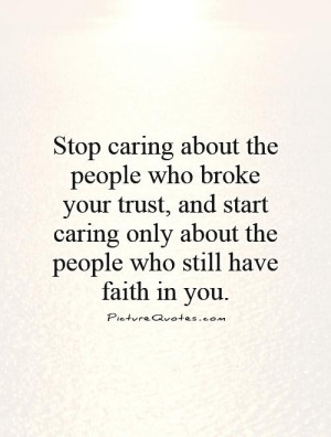 quotes about stop caring