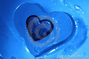 Blue Cold Icy Heart Royalty...