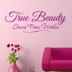 True Beauty Salon Wall Stickers by Aijographics.com photo 600x600-true ...
