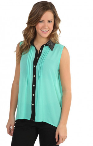 Source: http://www.debshops.com/rhinestone-collar-sheer-high-low-tank ...